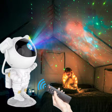LED Nachtlicht Astronaut Lampe USB Sternenhimmel Projektor mit Fernbedienung