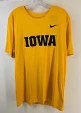 Iowa Hawkeyes Nike Dri Fit Mens T Shirt Yello...