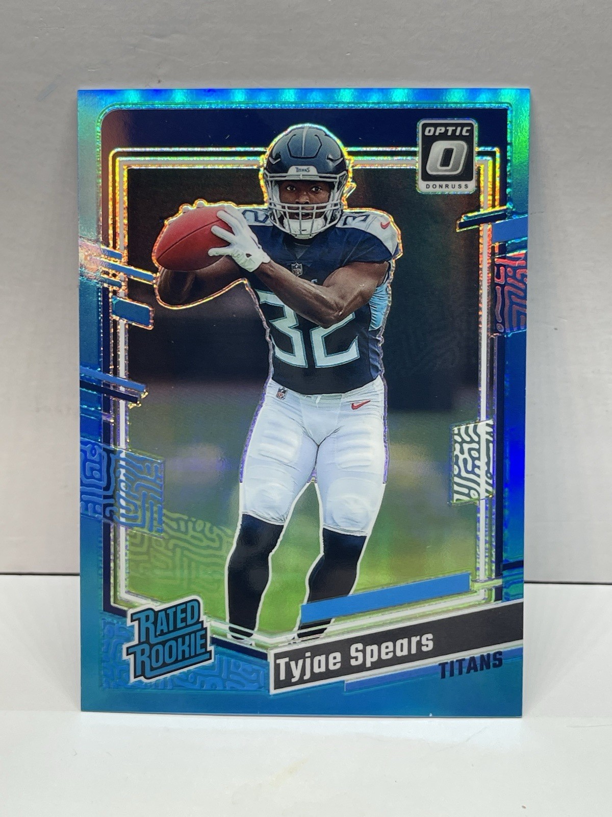 2023 Panini Donruss Optic - Rated Rookie Tyjae Spears #297 Aqua Prizm /299 (RC)