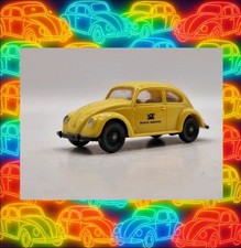 Wiking VW Käfer Deutsche Bundespost Gelb Volkswagen Modellbau 1:87 Sammler Auto