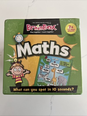 Brainbox Mathe-Spiel von Green Board Game Company ab 7+ brandneu versiegelt