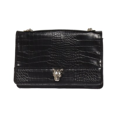 Roccobarocco, Umhängetasche, Damen, Schwarz, Schlangenhaut, 25, 7.5, 17 cm #7ry