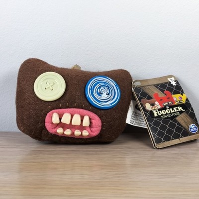 Schlüsselanhänger Fuggler | Mr Buttons | Lustiges hässliches Monster Taschenanhänger | Spinmaster 