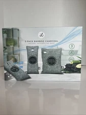 Vie Oli 3-Pack Bamboo Charcoal Natural Air Purifying Bags
