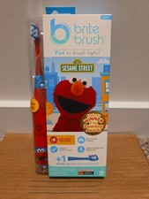 Brite Brush Sesame Street Elmo Interactive Soft Toothbrush Ages 3 New