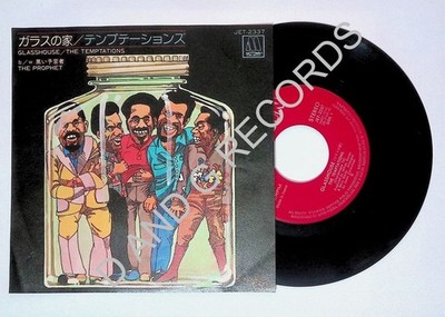 The Temptations - Glasshouse / The Prophet Japan 7-inch Vinyl 1974 JET 2337