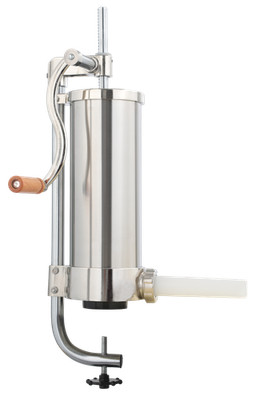 Wurstfüller 4 kg Wurstfüllmaschine Edelstahl Fleischfüllgerät mit Düse Zubehör