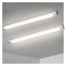 3FT LED Batten Light, Ceiling Surface Mounted Slim LED Tube Lights, 30W 4000K...