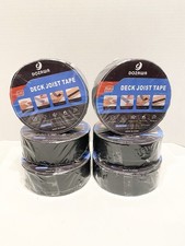  6 pcs Deck Joist Tape 2"x50' Butyl Waterproof Tape for Decks  Beams