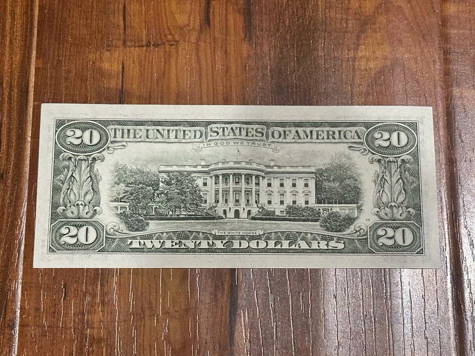 1981 A $20 Bill Chicago Federal Reserve Note Crisp Uncirculated UNC G13191247A - Image 2 of 4