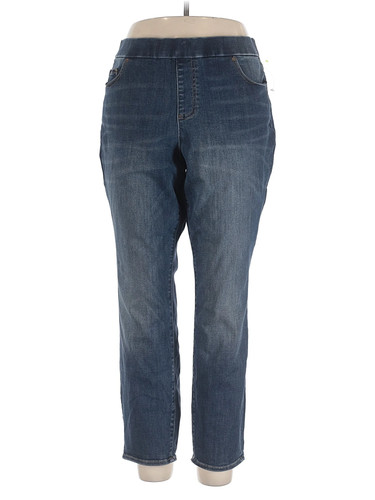Lands' End Women Blue Jeans 20 Plus