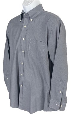 Brooks Brothers Regent 16-2/3 Blue Check Non Iron Button Down Dress Shirt Men s