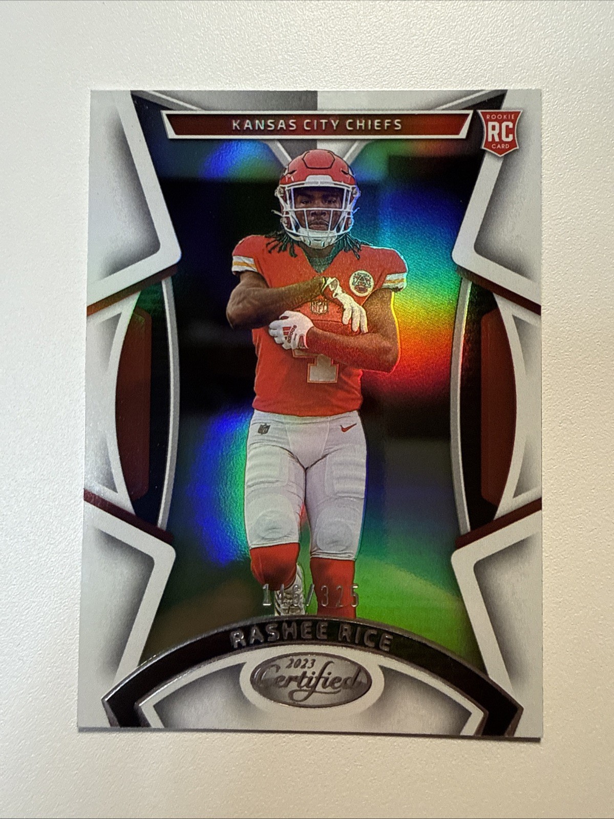 2023 Certified Rookies Mirror 247/325 Rashee Rice #108 Rookie RC Chiefs