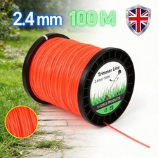 100m Star Strimmer Line Strong Brush Cutter Wire Cord Less Nylon Trimmer Line UK 0.12 per metre