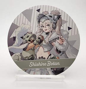 Shishiro Botan hololive NePoLaBo Monster Hunter Cafe Collaboration Coaster