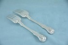 2 Tiffany English King Sterling Silver 6" Pastry Fork No Monogram — photo 2