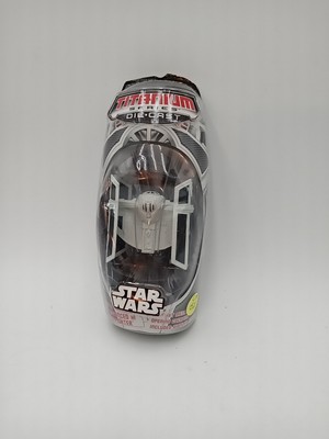 Star Wars Titanium MicroMachine DARTH VADER S TIE ADVANCED X1 STARFIGHTER #uab1