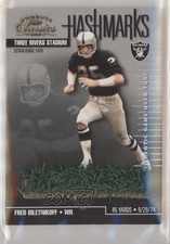 2001 Donruss Classics Hashmarks Fred Biletnikoff #HM-17 HOF 2r7