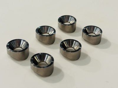 Knoll Saarinen Executive Chair STAINLESS Saddle WASHER Replacement Set (6)