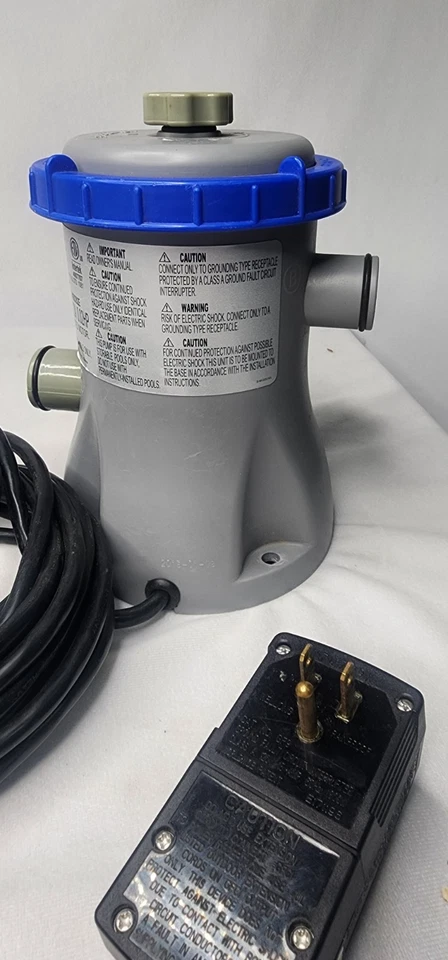 OEM Bestway 58382E Flowclear Filter Pump Above Ground Swimming Pool WORKS GREAT - Image 4 of 4