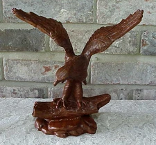 Vintage Eagle Statue Red Mill Mfg. 8" Tall "Eagle Spirit of Flight" 1994 Marked