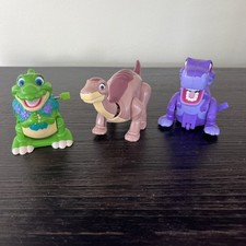 3 Vintage Burger King Land Before Time Kids Meal Toy Lot