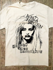 T-shirt bianca unisex Nina Hagen post punk rock taglia intera S-2345XL AL452
