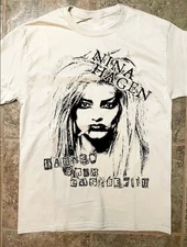 Nina Hagen Post Punk Rock Unisex White T-Shirt Full Size S-2345XL AL452