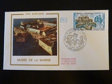 FRANCE PREMIER JOUR FDC N°1913  MUSEE DE LA MARINE  1,45F  PORT ST LOUIS+PA 1976