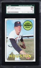1969 Topps #411 Larry Dierker SGC 96