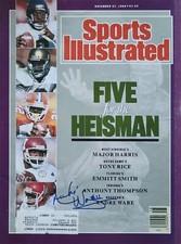 Andre Ware, Autographed Sports Illustrated Magazine, November 27, 1989