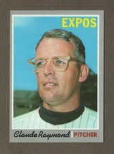 1970 Topps Baseball Card #268 Claude Raymond - Montreal Expos  