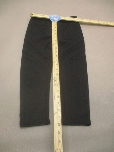 ZELLA Size L (10-12) Girls Black High Rise Compression Workout Gym Leggings 905 - Picture 3 of 10
