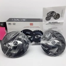 NEW Pair of Dual Car Audio Coaxial Speakers 6.5" 100 Watt DS Series 2-Way DS652