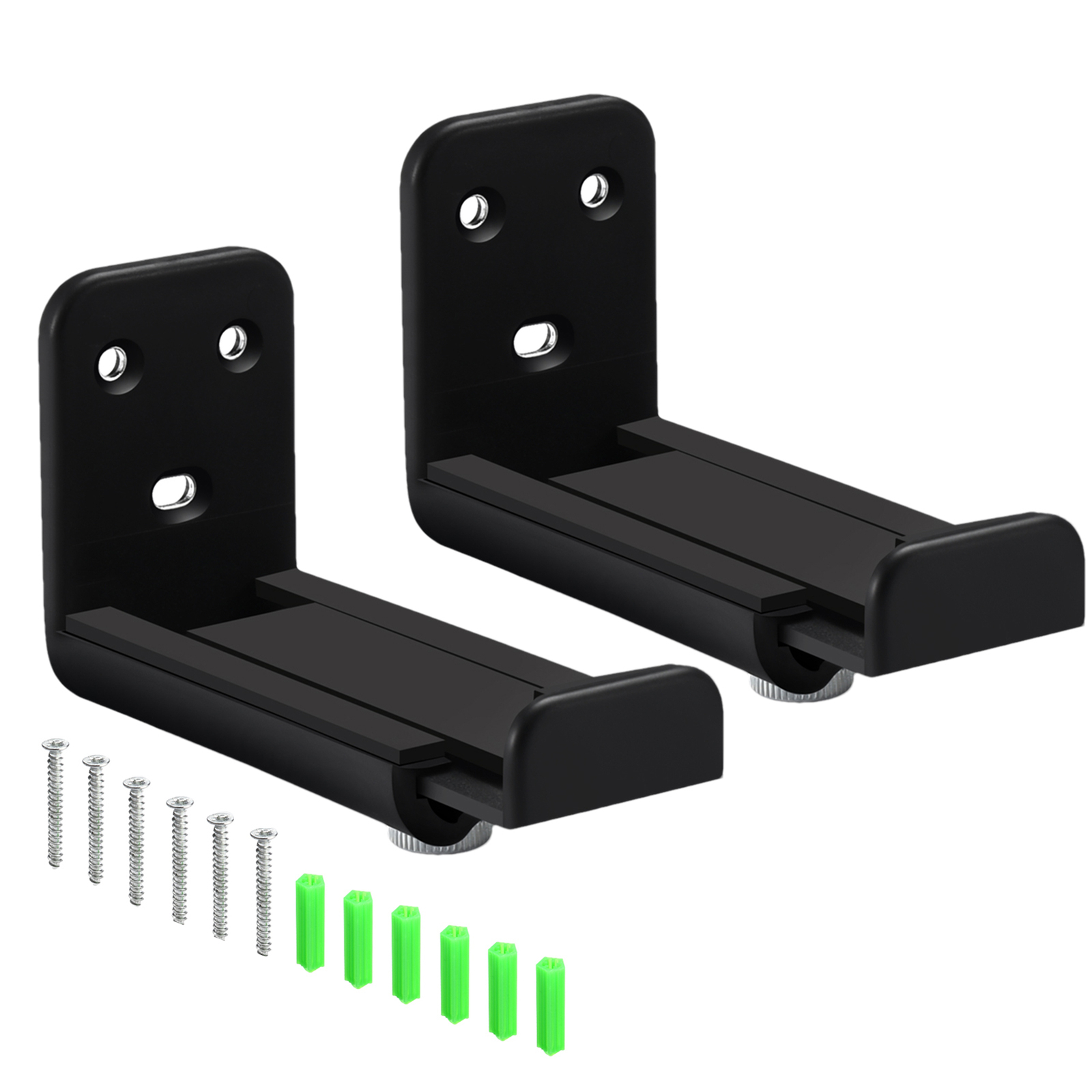 Soundbar Mount Double Adjustable Depth Wall Sound Brackets Anti-Drop Holder-image