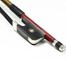 French Double Bass Bow Black Hair Brazilwood 70.5cm 3/4 Wild Tone Ship from USA