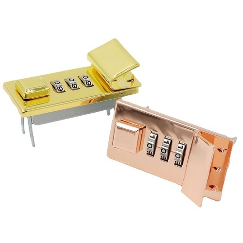 Alloy Notepad Password Lock DIY Alloy Lock Economic Briefcase Lock Handbag - Afbeelding 10 van 19
