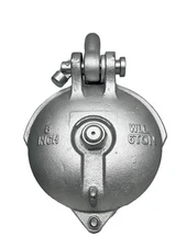Snatch Block Yarding Pulley Block, 9/16 Inch Wire Rope, 6" Sheave, WLL 6 Ton