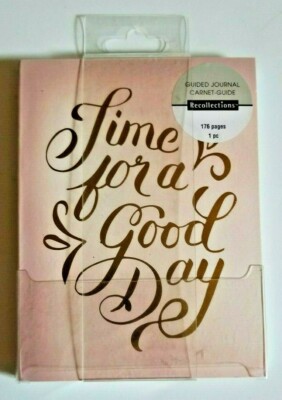 Recollections Guided Journal Time for a Good Day 176 Pages Planner 