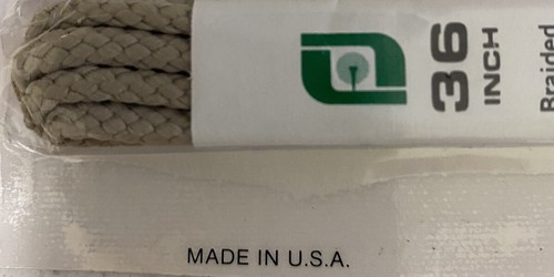 FootJoy 36" Biege Round Braided Cord Style Golf Shoe Laces Foot Joy New - Picture 5 of 5