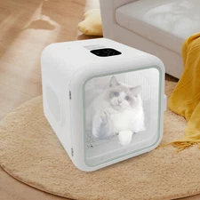 62L/56.3QT Portable Cat Dryer Box Pet Dryer Machine Puppy Drying Machine 800W