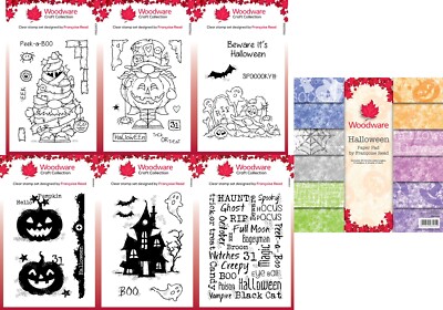 Holzwaren klare Briefmarken - Halloween 2024 von Francoise Read - kreativer Ausdruck