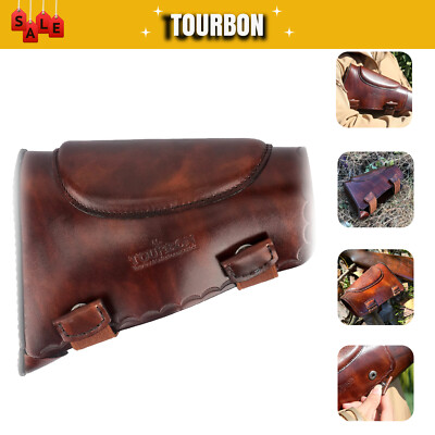 TOURBON Leder Rückstoßpolster Gewehre Schrotflinten Recoil Pad Schaftkappe Jagd