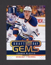 2018-19 Upper Deck NHL Draft Day Gems #GEM03  Connor McDavid  *16533