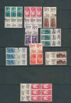 バイイー SOUTH AFRICA 1942-43 WAR EFFORT SET2 (Scott 90-97 w/labels + 92