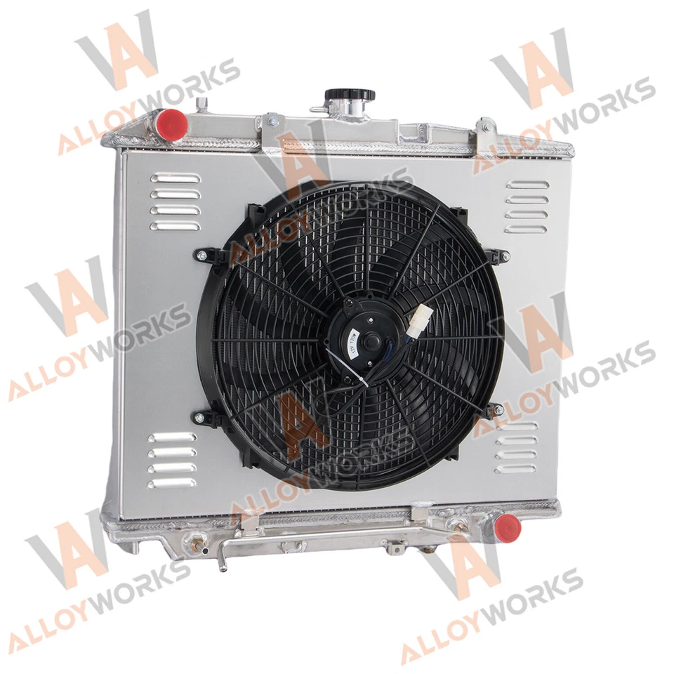 3 Row Radiator Shroud Fan Kits Fit 98-03 Holden Jackaroo Monterey UBS 3.5 Petrol - image 2 of 4