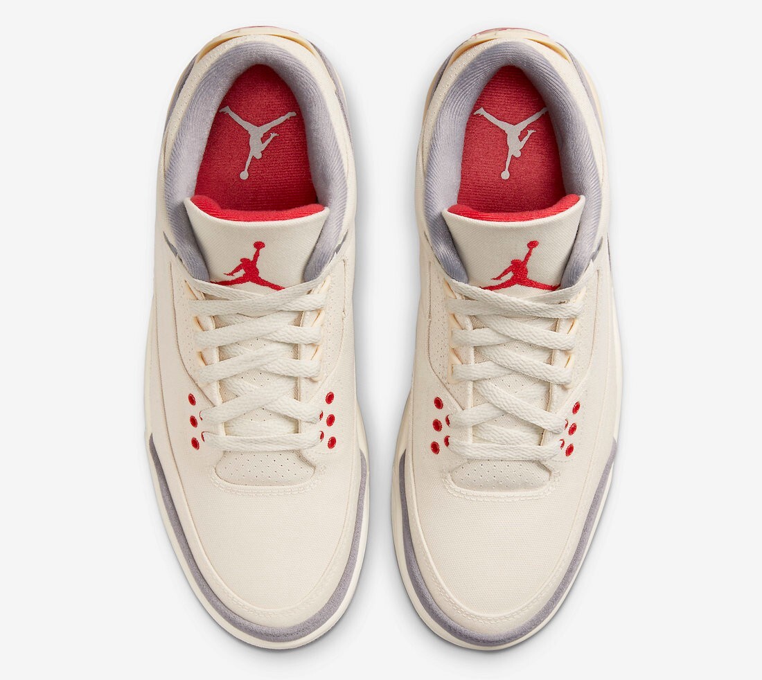 【Nike】ナイキ★ Air Jordan Retro 3 Muslin DH7139-100 Amazon.com | Jordan Mens Air Jordan 3 DH7139 100 Muslin