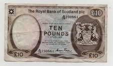 SCOTLAND 10 POUND 1984 PICK 343A LOOK SCANS