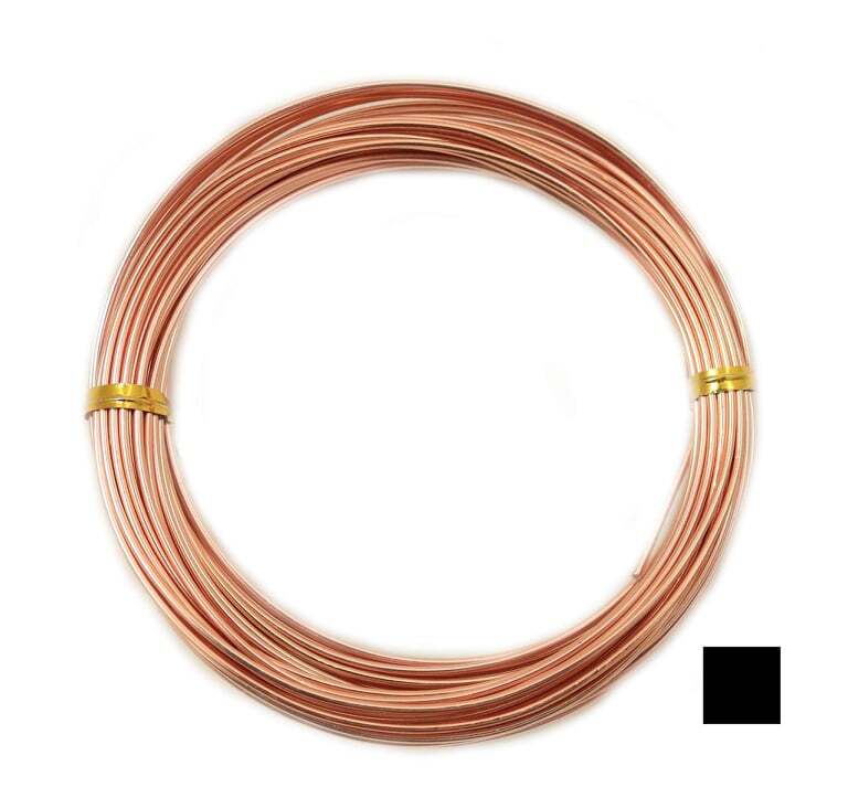 8 Gauge, 99.9% Pure Copper Wire, Half Round, Dead Soft, CDA #110 - 5ft from Craft Wire