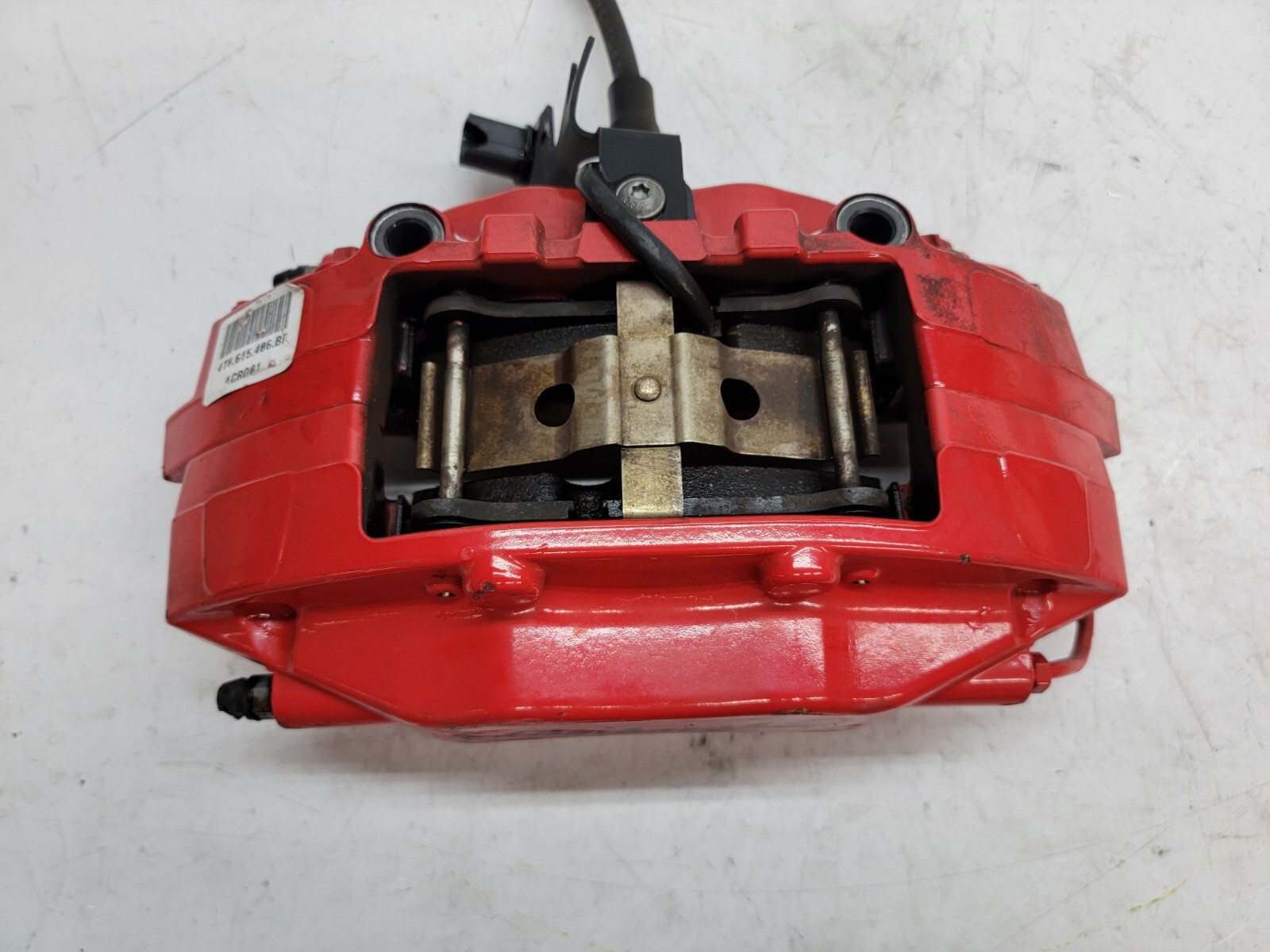 LAMBORGHINI HURACAN REAR RIGHT PASSENGER SIDE BRAKE CALIPER RED OEM 4T0615406BF